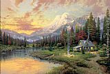 Thomas Kinkade Evening Majesty painting